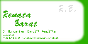 renata barat business card